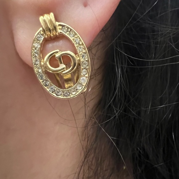 AUTHENTIC Christian Dior earrings - Picture 3 of 7